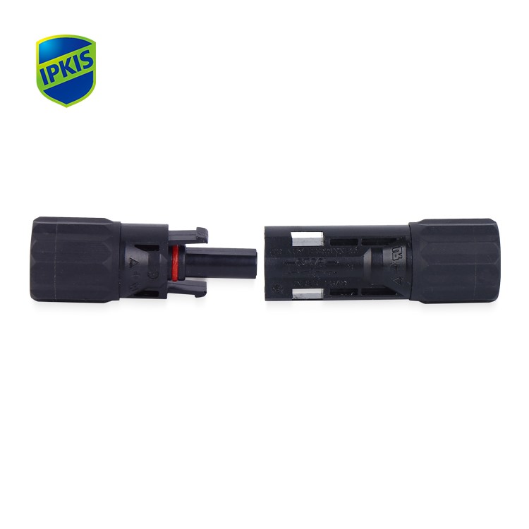 IPKIS Straight IP68 DC1000V Solar Cable End AMC4 PV Connectors 2.5mm 4.0mm 6mm